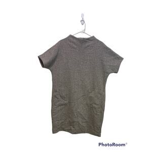 Loulu Et Tu Phoenix Wool Blend Midi Dress 10/Large Brown  Pockets